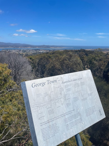 George Town Signage - Mt George Lookout