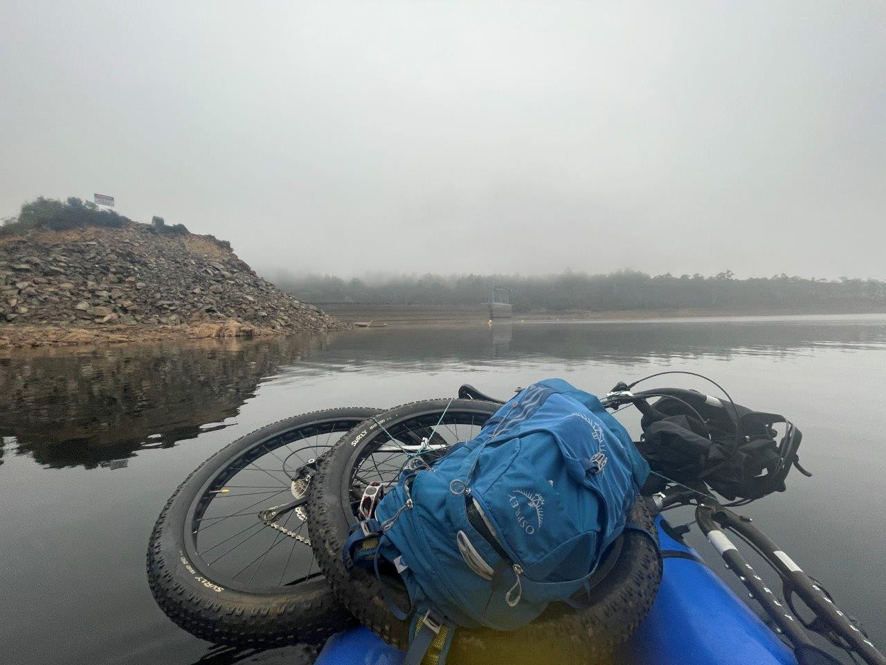 Crossing Clark Dam